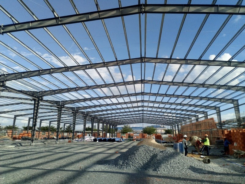 Nhà xưởng khung thép tiền chế