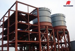 Silo chứa nguyên liệu