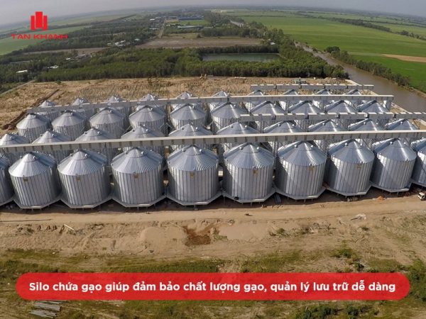 silo chứa gạo