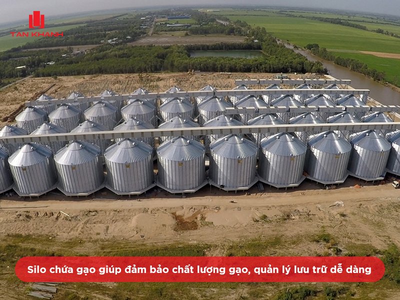 silo chứa gạo
