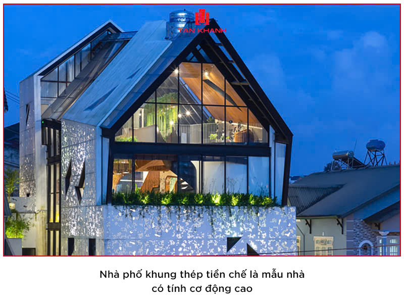 Nhà phố thép tiền chế