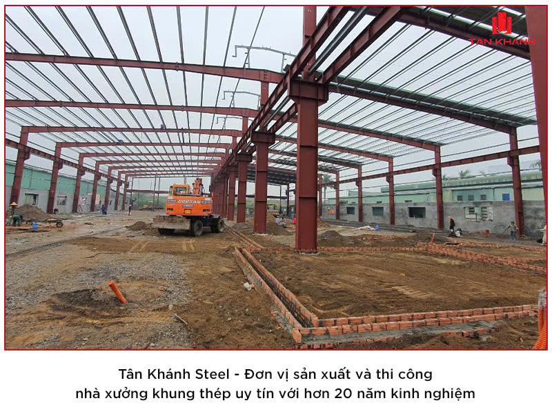 Nhà xưởng khung thép: Giải pháp xây dựng hiện đại, tiết kiệm chi phí