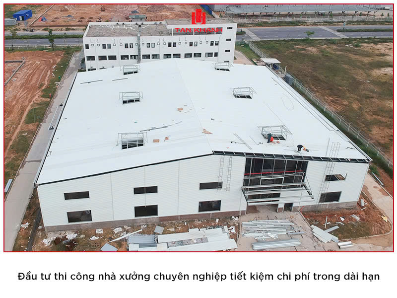 thi công xưởng