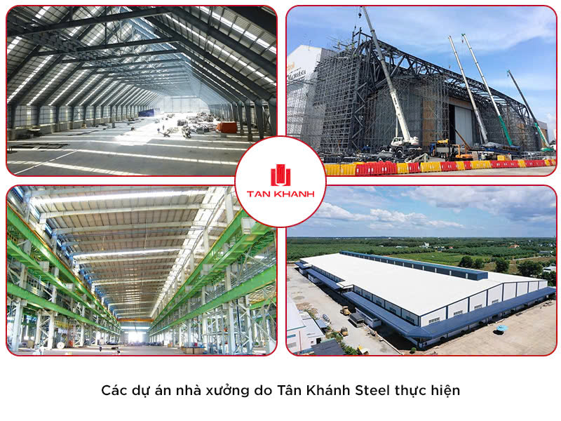 các dự án thi công xưởng do Tân Khánh thực hiện