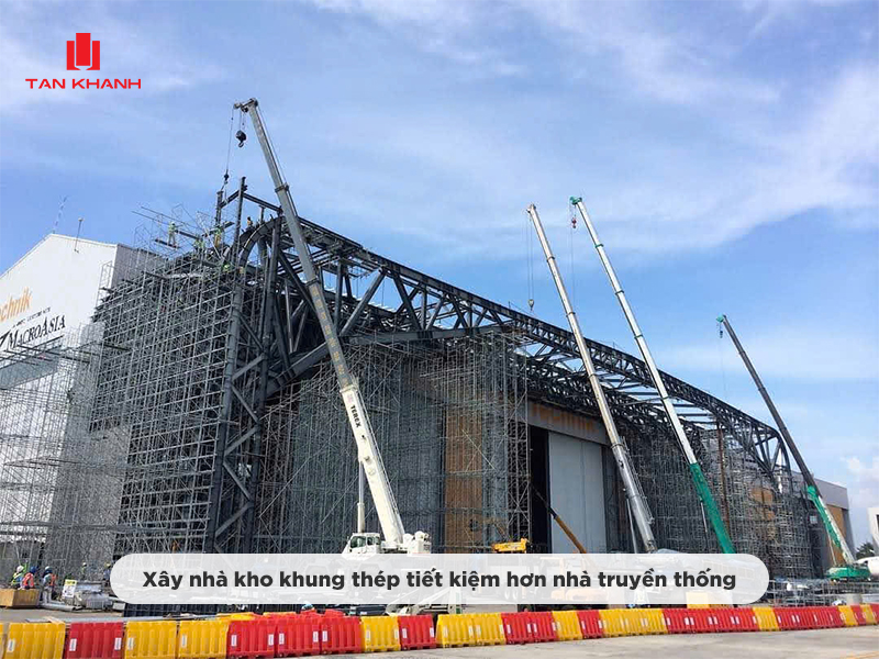 nhà kho tiền chế rẻ hơn