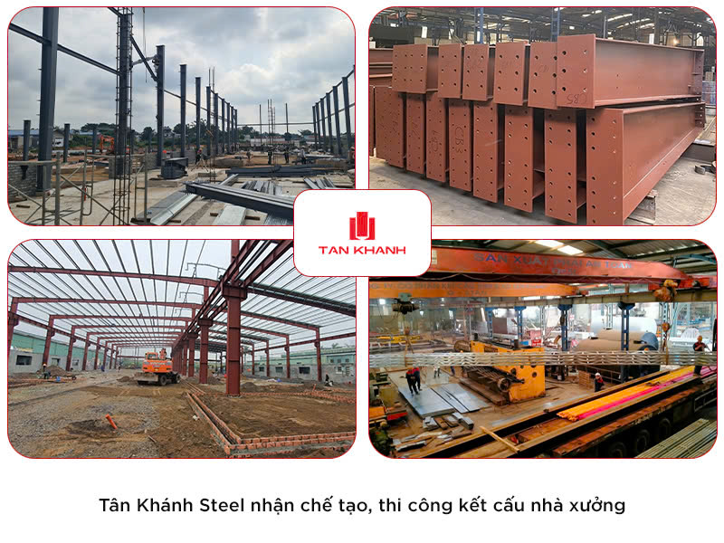 Tân Khánh thi công xưởng